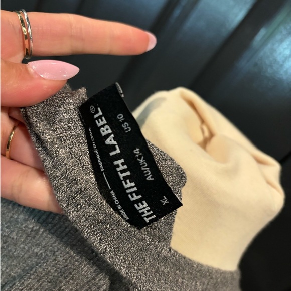 THE FIFTH LABEL Gray Women's Top - Picture 4 of 4